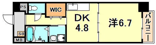 グランブル3【1階】の間取り