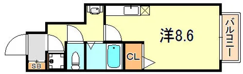 アジロガーデン【1階】の間取り