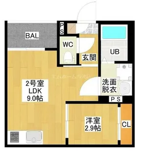 レガリスト山王5【2階】の間取り