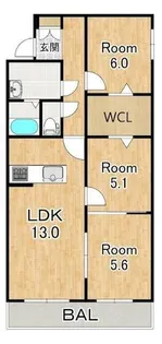 Ace One【5階】の間取り