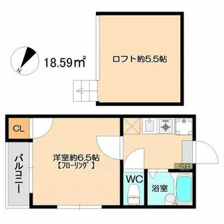 SUMIRE【2階】の間取り