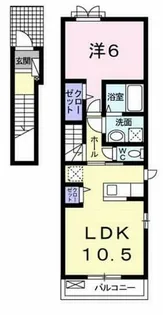 アクティー平針【2階】の間取り