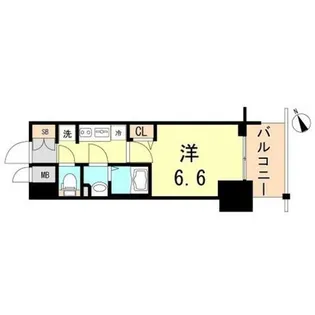 プレサンス THE 神戸【6階】の間取り
