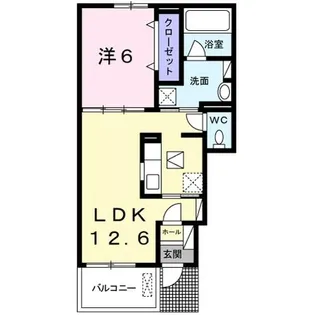 プラム・バレー1【1階】の間取り