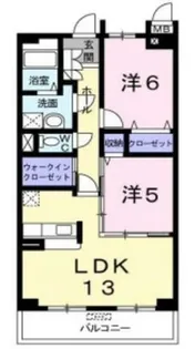 リシアンサス ポピー【1階】の間取り