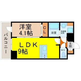 プレサンス大須観音フィエスタ【14階】の間取り