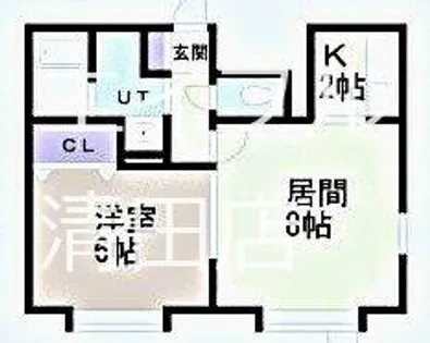 La France【201号室】の間取り