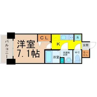 プレサンスNAGOYAファスト【10階】の間取り