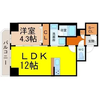 GRAN PARK COURT【8階】の間取り