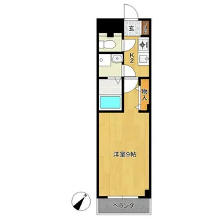 ユースハイムマルユウ【1階】の間取り