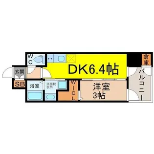 エステムコート名古屋セントリア【4階】の間取り