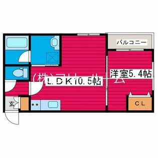 LA・MAISON月寒公園【2階】の間取り