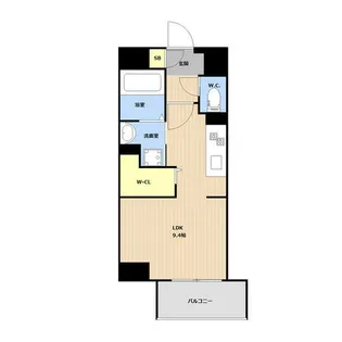 LIBTH高宮南【9階】の間取り
