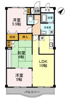 グランディール大幸【2階】の間取り