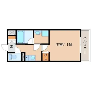 ソレイユ出屋敷【4階】の間取り