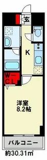 テゾーロ行橋【402号室】の間取り