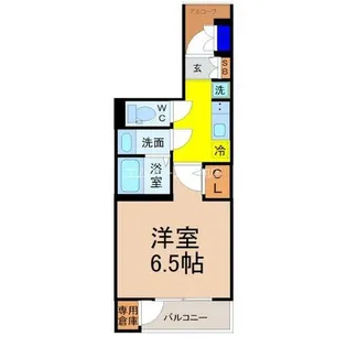 エステムコート名古屋葵【6階】の間取り