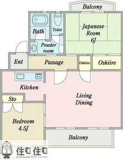 グランドールマンション【303号室】の間取り