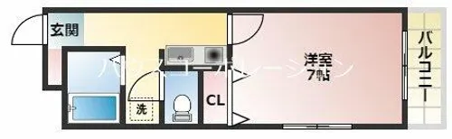 ザレジデンスTSUKASHIN【3階】の間取り