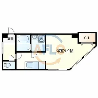 MAXIM四ツ橋【2階】の間取り