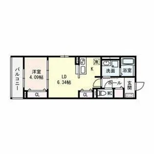 CELESTE【2階】の間取り