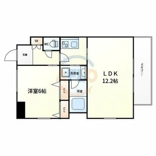 S-RESIDENCE淀屋橋【2階】の間取り