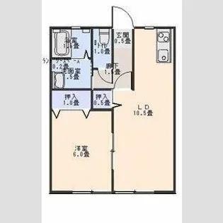 パルティータ【1階】の間取り