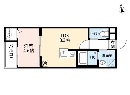ARPEGGIO【303号室】の間取り