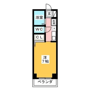 アルカディア谷口【2階】の間取り