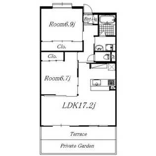 MIKAZUKI GARDEN【3階】の間取り