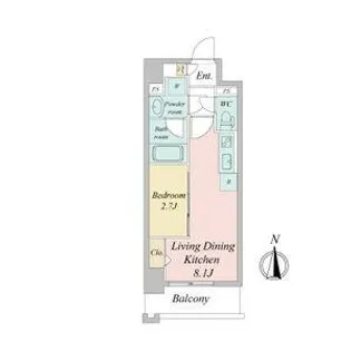 ポルタニグラ大須【5階】の間取り