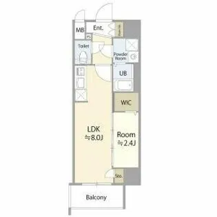 エスリード大曽根プレシャス【11階】の間取り