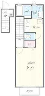 プレジール【2階】の間取り