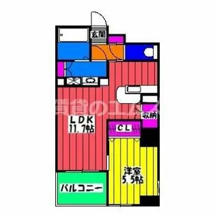 レジディア博多駅南【10階】の間取り