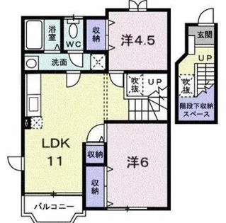 フィエルテ【2階】の間取り