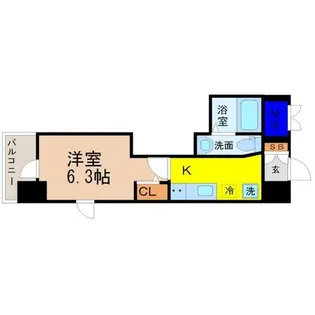 エステムコート名古屋千種グレイス【12階】の間取り