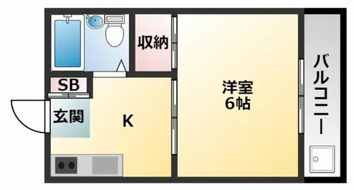 メゾンラベール【1階】の間取り
