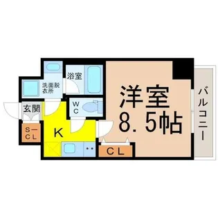 レジデンシア泉I【4階】の間取り