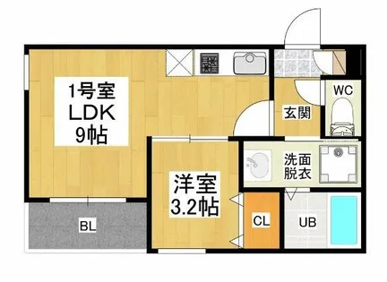 REGALESTささしまライブ【2階】の間取り