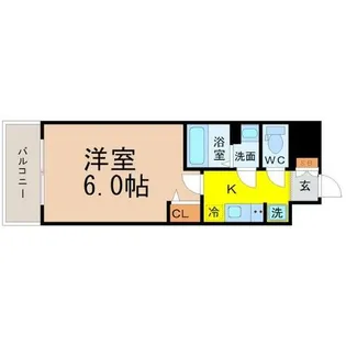 メイクス今池PRIME【4階】の間取り