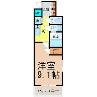 グランシャリオ金山【5階】の間取り