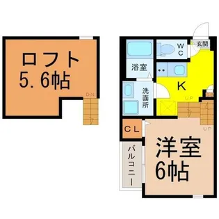 ハーモニーテラス大秋町【1階】の間取り