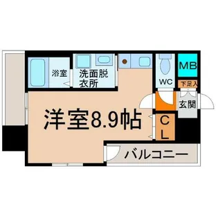 プレサンス名古屋STATIONザ・シティ【10階】の間取り
