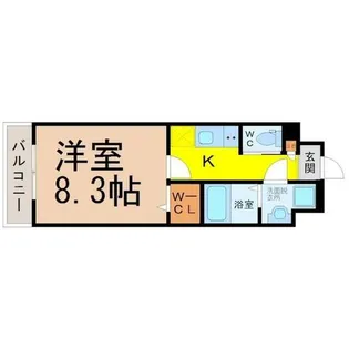S-FORT堀田通【8階】の間取り