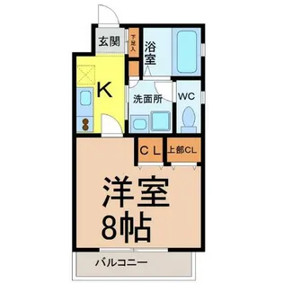 リエス千代田橋【3階】の間取り