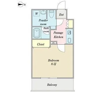 プロシード大須【4階】の間取り