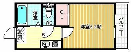 丸英ビル【3階】の間取り