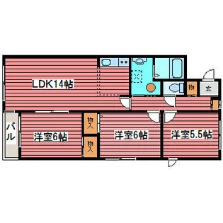 パークアヴェニュー広和No.10【7階】の間取り