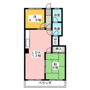 柴昭ハイツ【4階】の間取り
