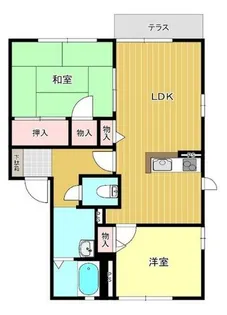 メゾン・カルム【102号室】の間取り